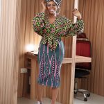 FAUX WRAP MIDI DRESS