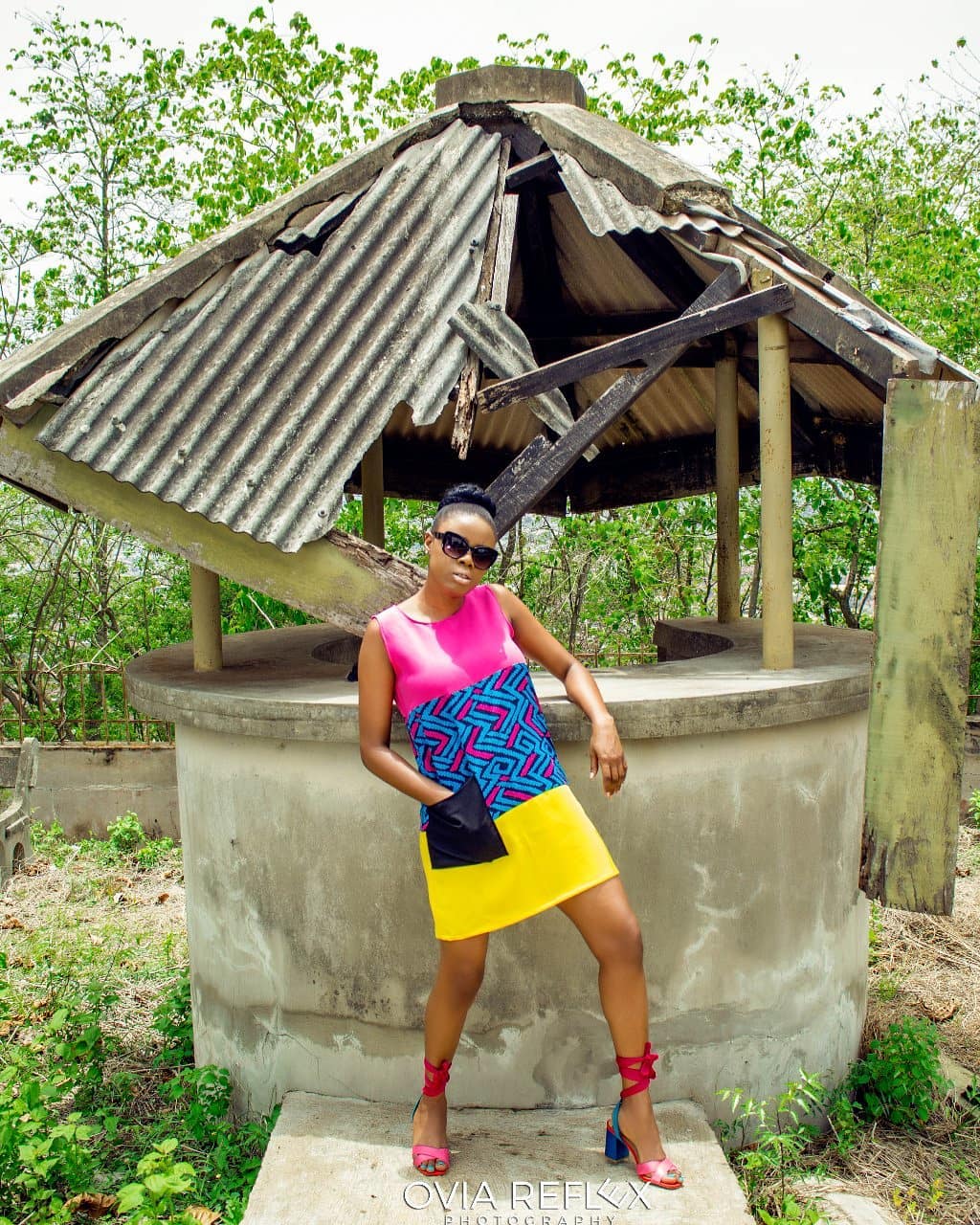 Colour Block Dress