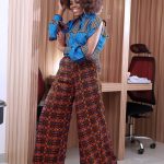 SILK TOP AND PALAZZO PANT
