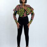 SHOULDER FRILLS TOP