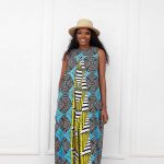 MIXED PRINTS MAXI DRESS